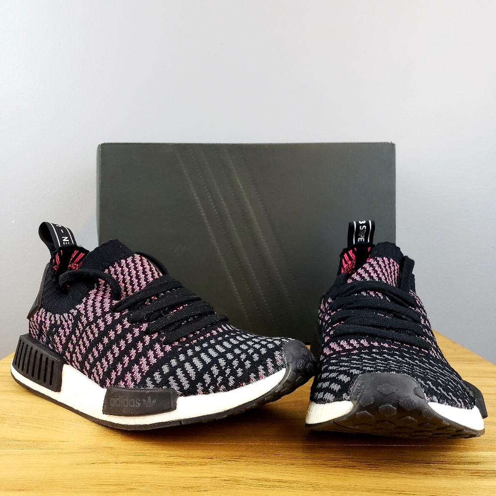 Adidas NMD_R1STLT PK | Black/Pink | Size 7